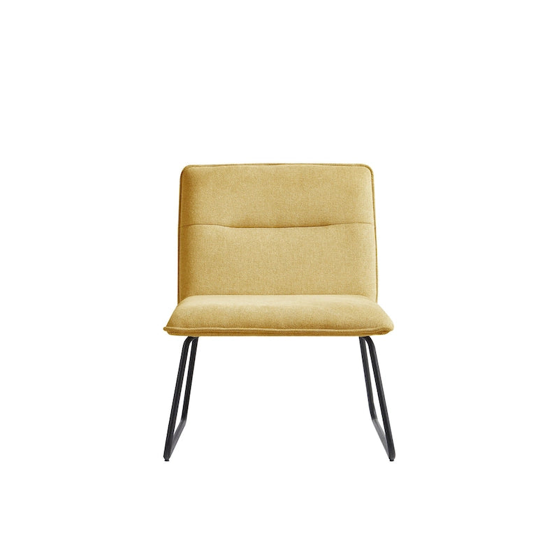 Fabric Lounge Accent Slipper Chair