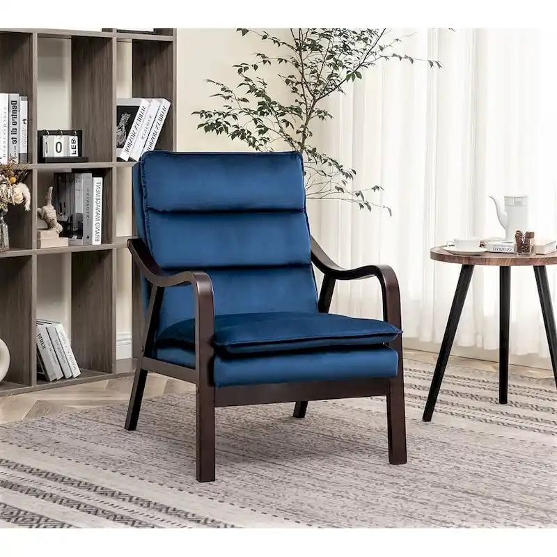 24.8" Wide Velvet Armchair
