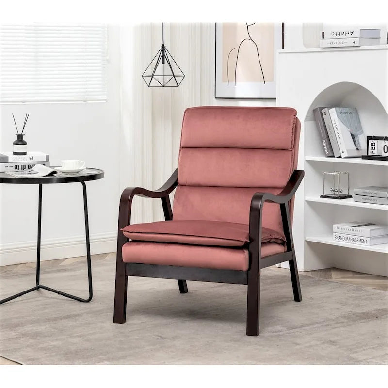 24.8" Wide Velvet Armchair
