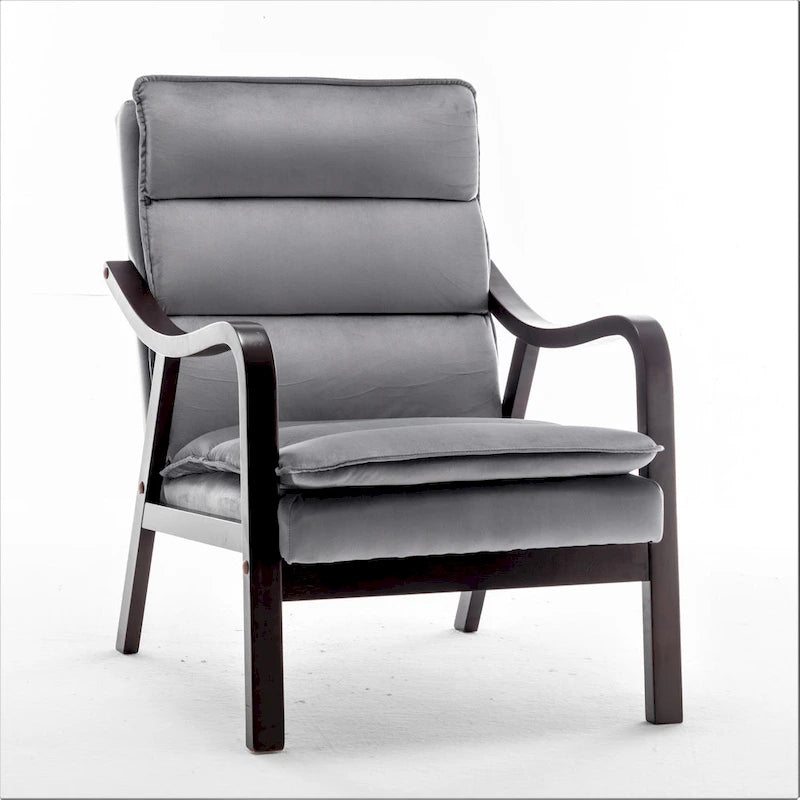 Samt-Sessel mit einer Breite von 24.8"