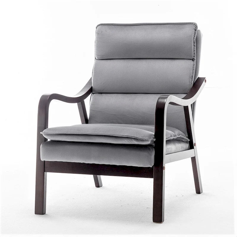 Samt-Sessel mit einer Breite von 24.8"