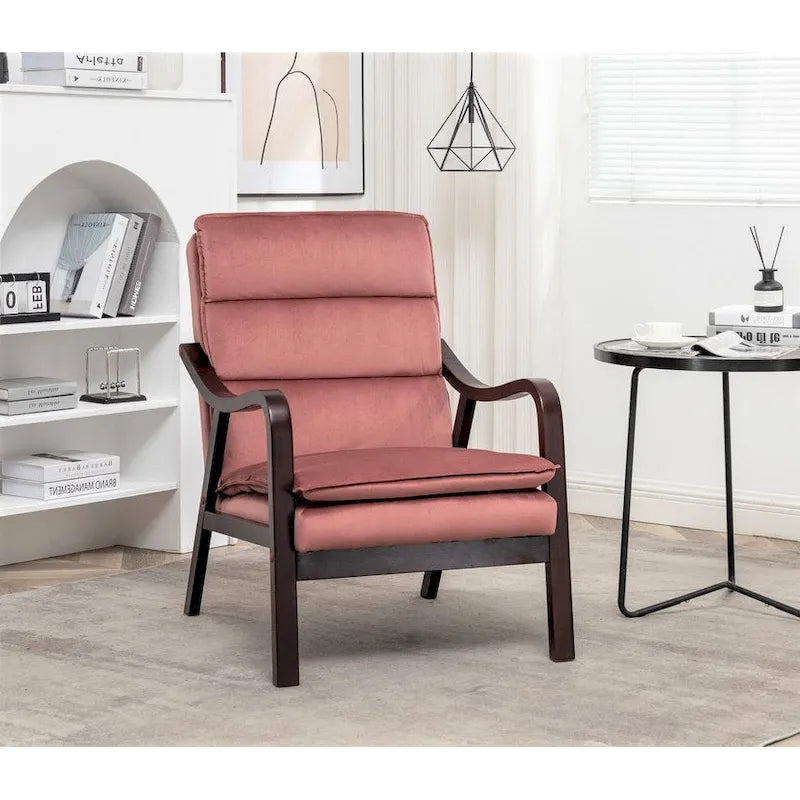 Samt-Sessel mit einer Breite von 24.8"