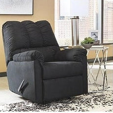 Signature Design by Ashley Darcy Contemporary Black Rocker Recliner