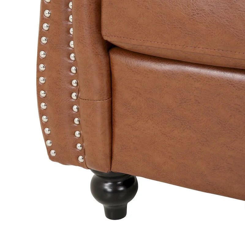 Traditional Chesterfield Club Chairs Set of 2