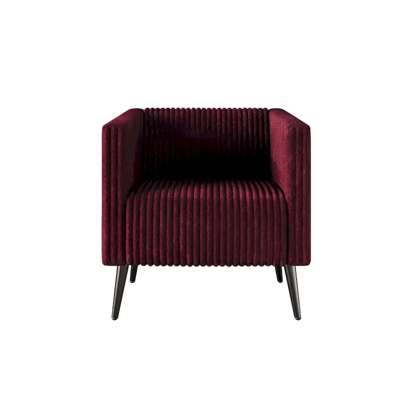 Modern Velvet Upholstered 3-Piece Living Room Set