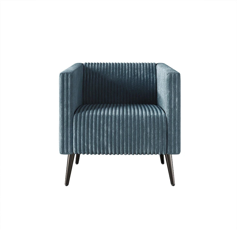 Modern Velvet Upholstered 3-Piece Living Room Set