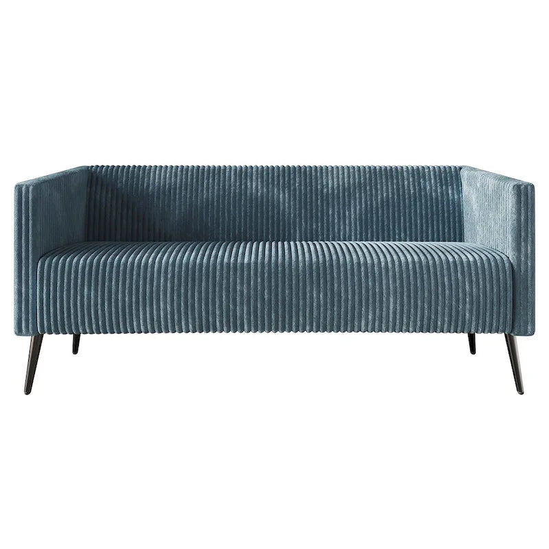 Modern Velvet Upholstered 3-Piece Living Room Set