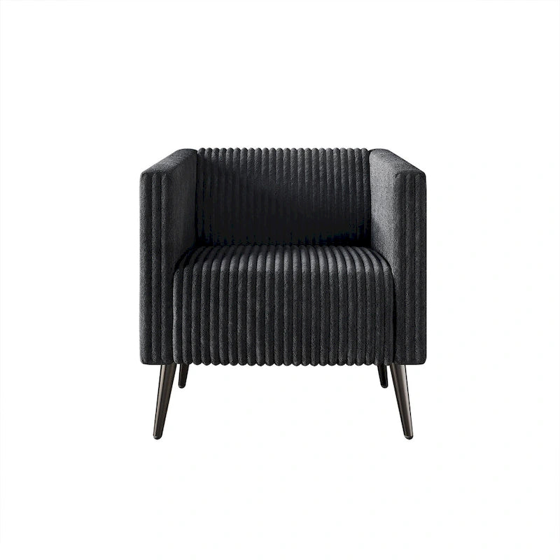 Modern Velvet Upholstered 3-Piece Living Room Set