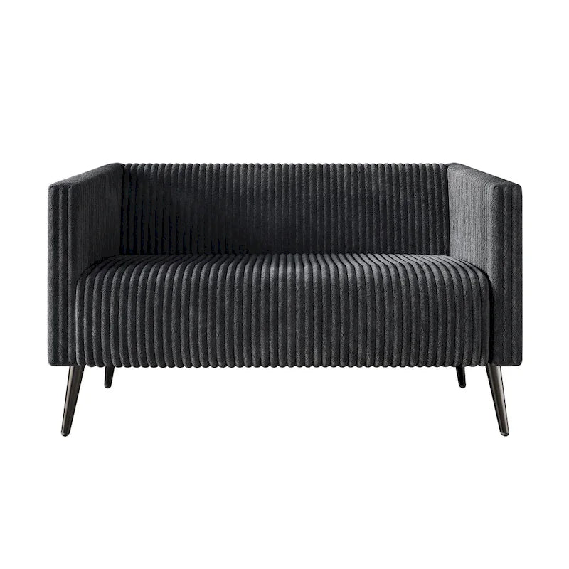 Modern Velvet Upholstered 3-Piece Living Room Set