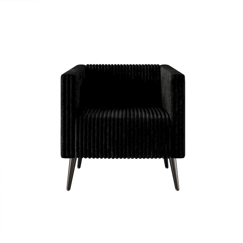 Modern Velvet Upholstered 3-Piece Living Room Set