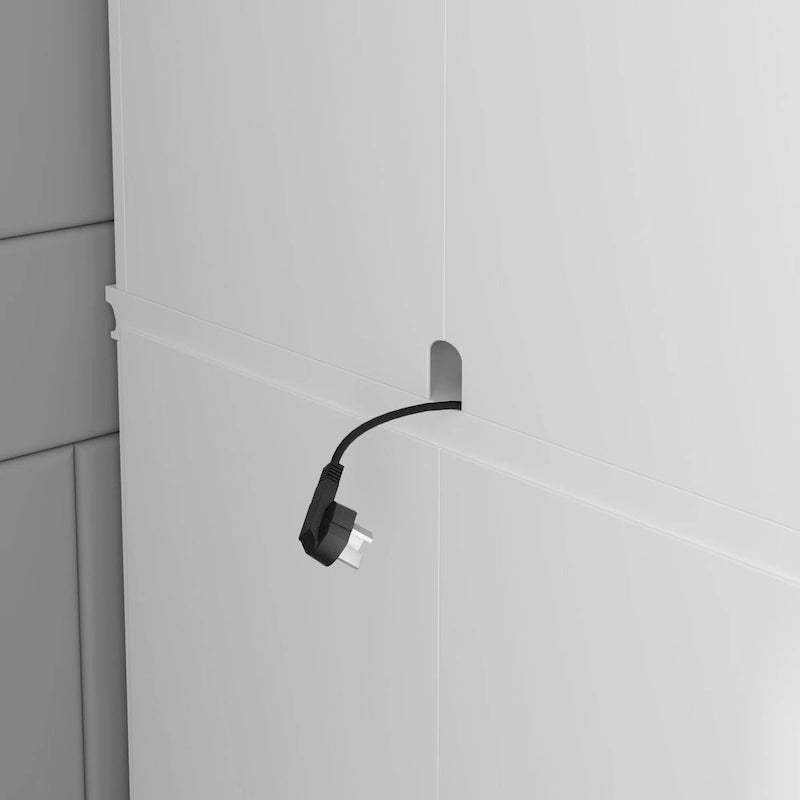 Buffetkast met opzetkast, keukenkast en voorraadkast, wit dressoir