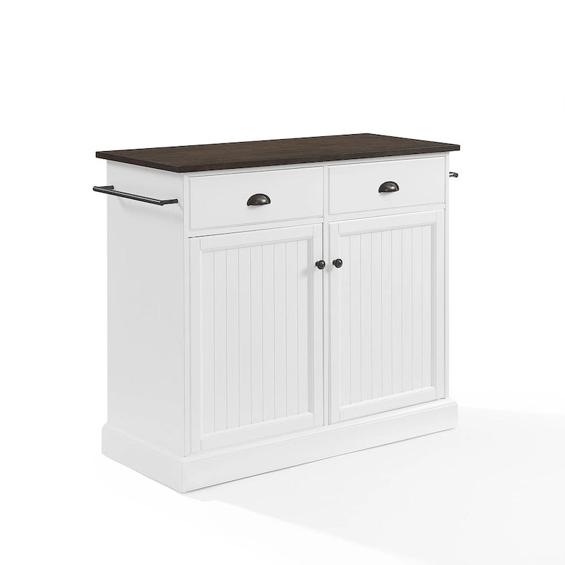 Isola da cucina in stile costiero - 18D x 40W x 36.13H
