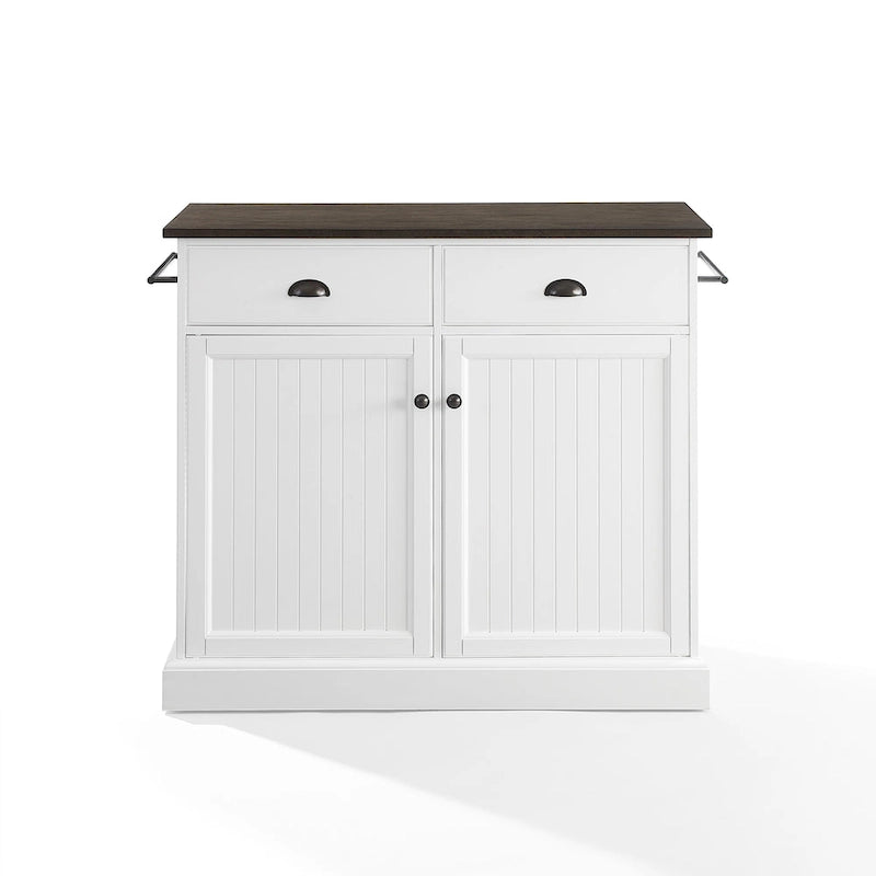 Isola da cucina in stile costiero - 18D x 40W x 36.13H
