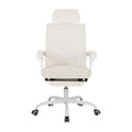 Office Chair With Foot Rest Ergonomic Swivel Mesh Task Office Chair