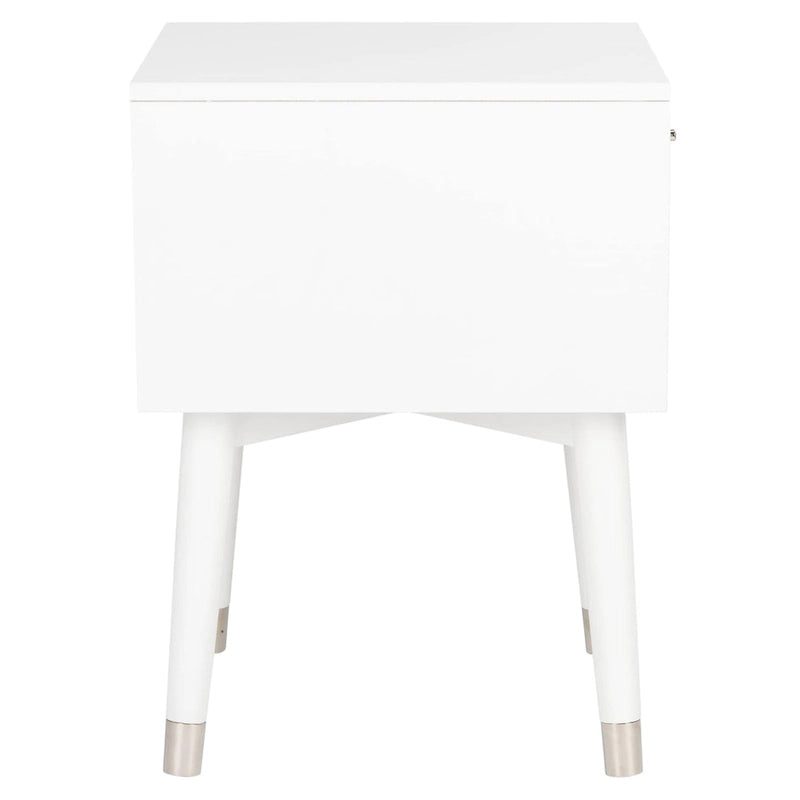 Nachttisch im Mid-Century-Modern-Stil mit 2 Schubladen