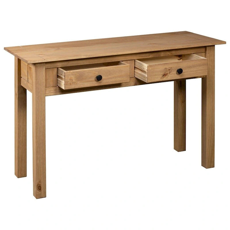 Console Table Entryway Side Table, Solid Pine Wood - 43.3"L x 15.7"W x 28.3"H