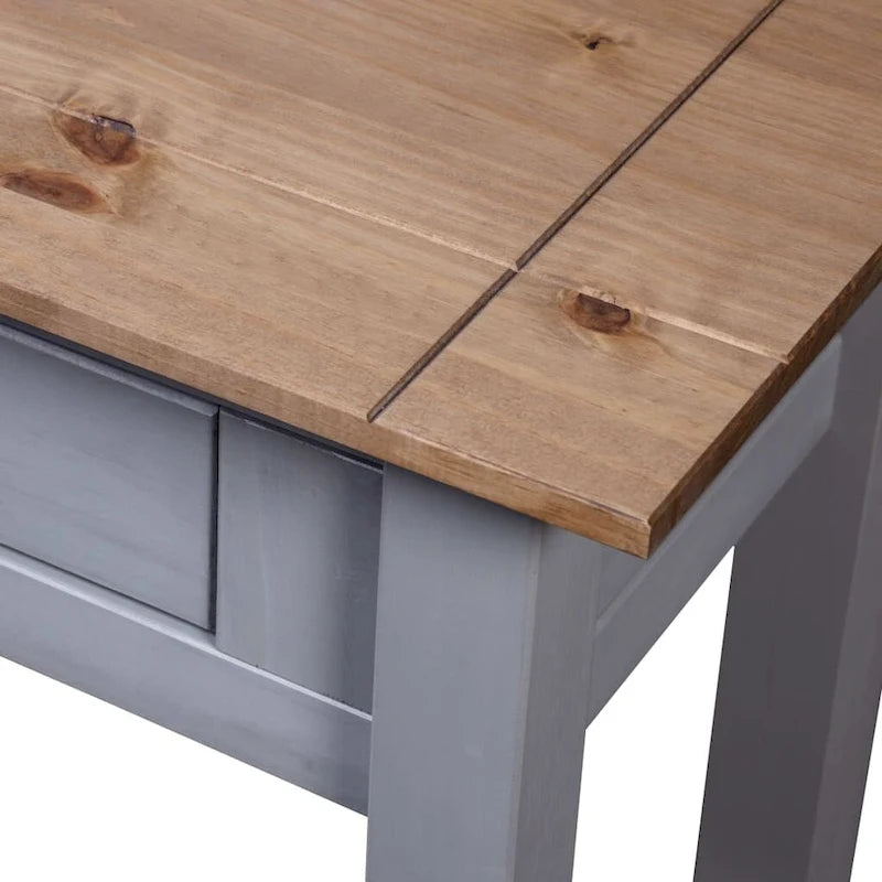Console Table Entryway Side Table, Solid Pine Wood - 43.3"L x 15.7"W x 28.3"H