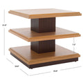 2-Shelf Round Accent Table, 24"W x 24"D x 21"H