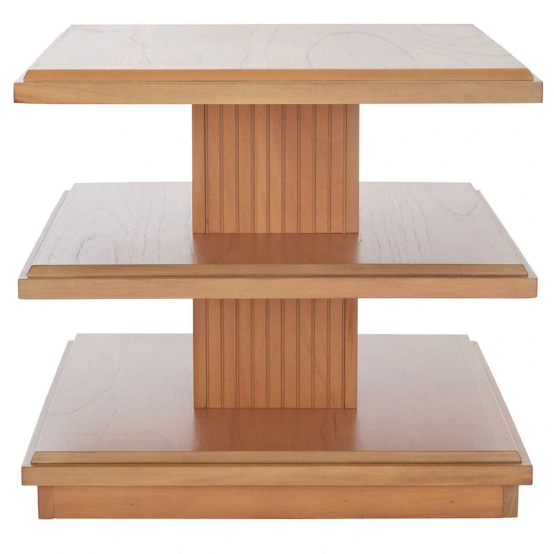 2-Shelf Round Accent Table, 24"W x 24"D x 21"H