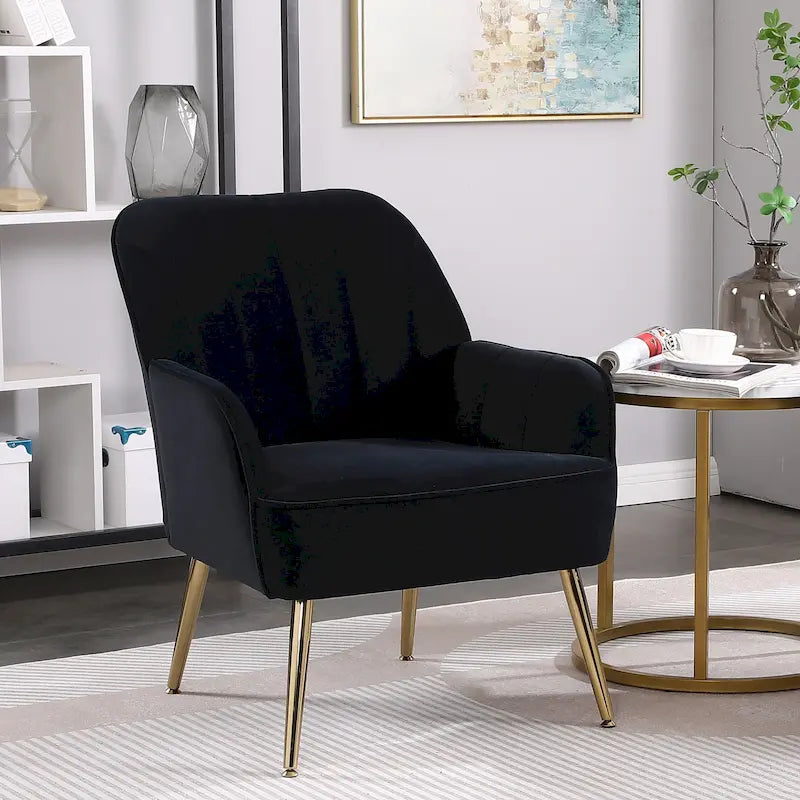25.2-inch Wide Armrest Modern Accent Chair