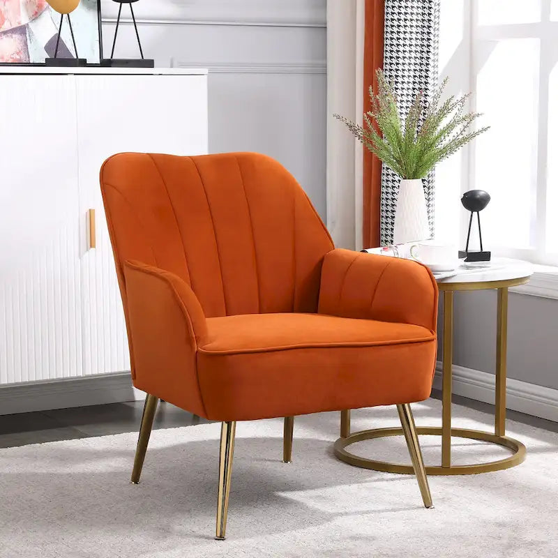 25.2-inch Wide Armrest Modern Accent Chair