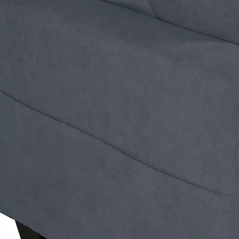 80" 3-Seater Upholstered Sofa with 2 Pillows and Side Pockets