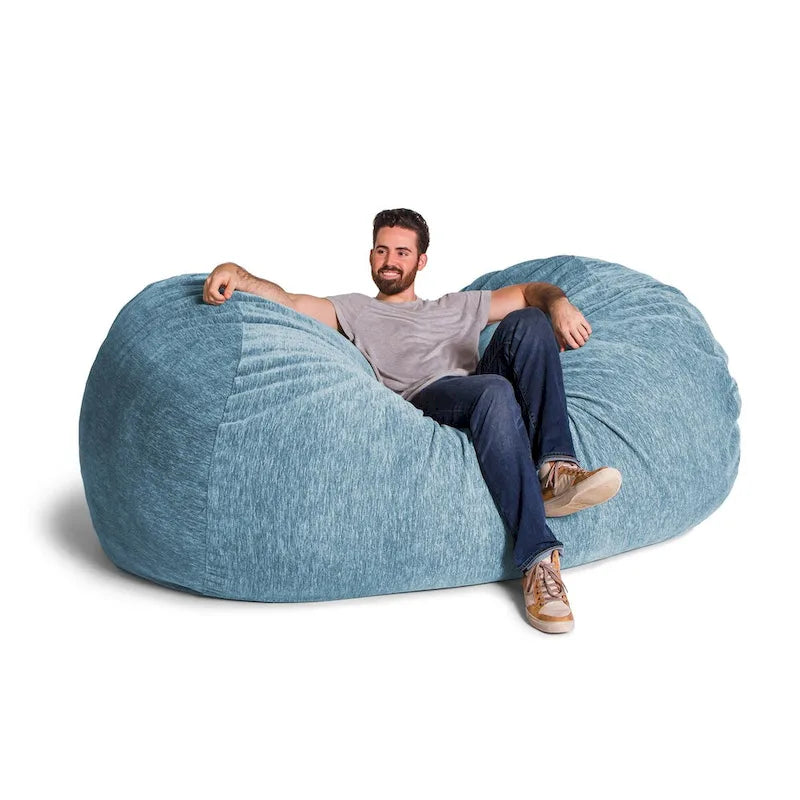 Riesiges Sitzsacksofa für Erwachsene, 7 Fuß - Premium-Chenille