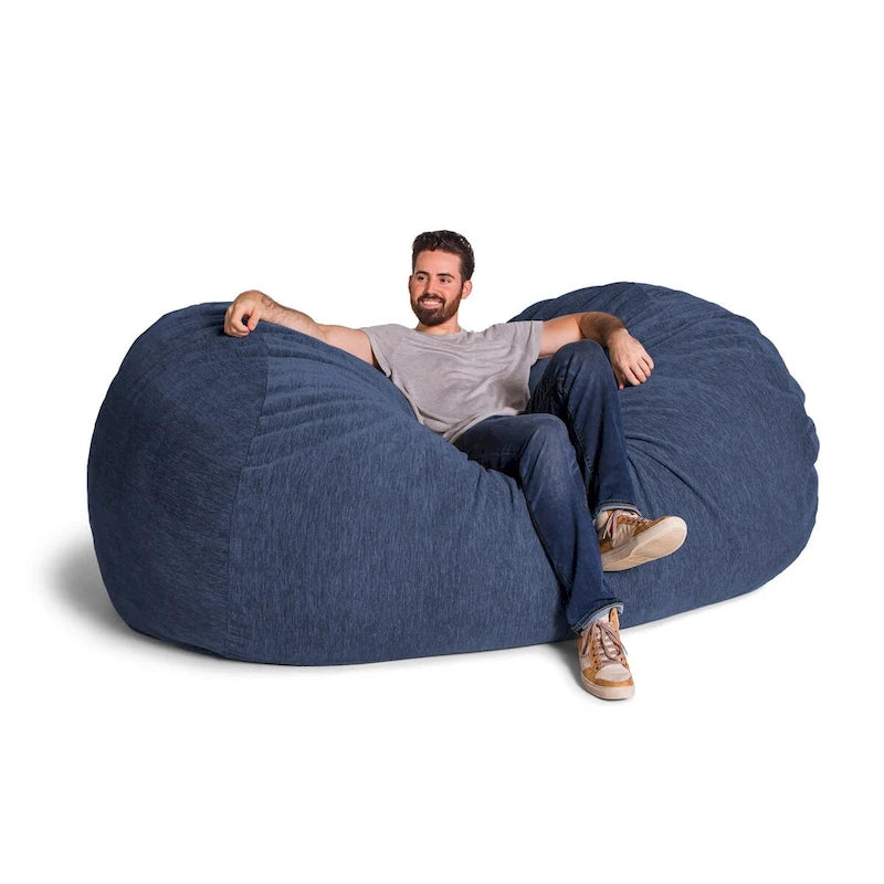 Riesiges Sitzsacksofa für Erwachsene, 7 Fuß - Premium-Chenille