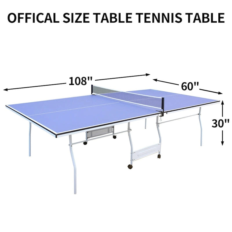 Składany i przenośny zestaw stołu do tenisa stołowego 9 ft, ping-pong